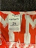 Carter's 100% Cotton Orange Sleeveless Blouse Size 2T - photo 3