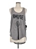 Amuse Society Gray Sleeveless Top Size M - photo 1