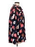 Gibson Floral Black Long Sleeve Blouse Size L - photo 4