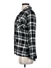 Venus Plaid Black Long Sleeve Blouse Size XS - photo 5