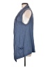 Christopher & Banks 100% Cotton Blue Cardigan Size M - photo 5