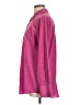 Nine West 100% Polyester Solid Pink Long Sleeve Blouse Size L - photo 5