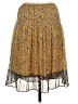 Max Studio Paisley Yellow Casual Skirt Size XS - photo 2