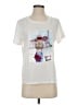 Assorted Brands Print White Short Sleeve T-Shirt Size Sm - Med - photo 1