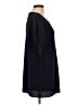 Long Tall Sally 100% Polyester Blue Short Sleeve Blouse Size M - photo 4
