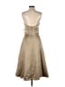 Bill Levkoff 100% Polyester Solid Tan Cocktail Dress Size 8 - photo 2