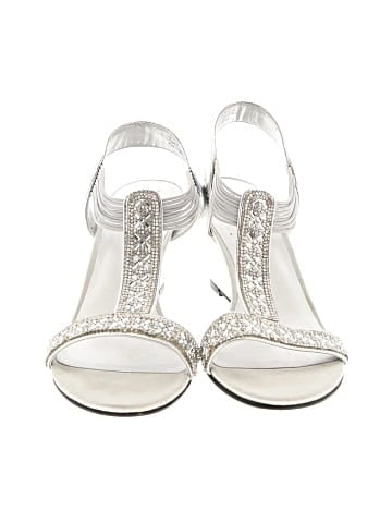 Silver Slipper Wedges (view 2)