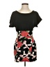 Motel Graphic Black Cocktail Dress Size S - photo 1
