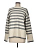 Zara Stripes Gray Pullover Sweater Size M - photo 1
