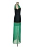 BCBGMAXAZRIA 100% Polyester Color Block Green Casual Dress Size S - photo 4