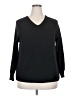 Ella Moss Black Long Sleeve Top Size XXL - photo 1