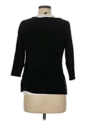 L-RL Lauren Active Ralph Lauren 3/4 Sleeve Top (view 2)