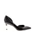 B Brian Atwood Animal Print Black Heels Size 7 1/2 - photo 1