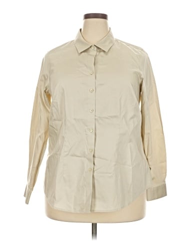 Coldwater Creek 3/4 Sleeve Button-Down Shirt (view 1)