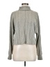 Honey & Sparkle Metallic Gray Turtleneck Sweater Size M - photo 1