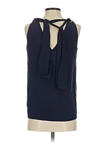 Tory Burch Sleeveless Silk Top (view 2)