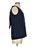 Tory Burch 100% Silk Blue Sleeveless Silk Top Size 2 - photo 4