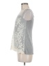 Unbranded Silver Sleeveless Blouse Size M (estimated) - photo 5
