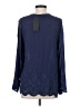 Liv Blue Long Sleeve Blouse Size S - photo 2