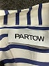 Partow Stripes Blue Long Sleeve Blouse Size S - photo 7