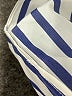Partow Stripes Blue Long Sleeve Blouse Size S - photo 8