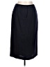Talbots 100% Polyester Stripes Black Formal Skirt Size 10 - photo 1