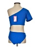 Edikted Blue Short Sleeve Top Size S - photo 2