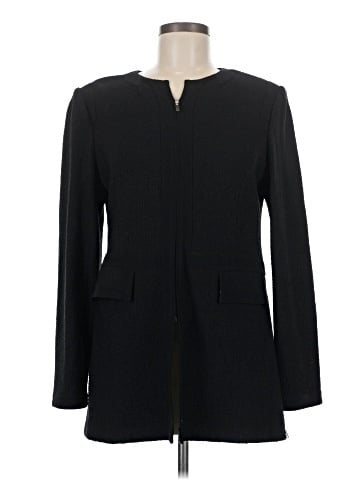St. John Caviar Wool Blazer (view 1)