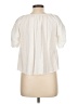 Brand Bazar White Short Sleeve Blouse Size L (estimated) - photo 2