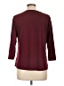 Assorted Brands Burgundy 3/4 Sleeve Top Size L - photo 2
