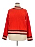 Sanctuary 100% Acrylic Color Block Red Pullover Sweater Size XXL - photo 1