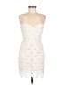 Runaway 100% Polyester White Cocktail Dress Size 6 - photo 1