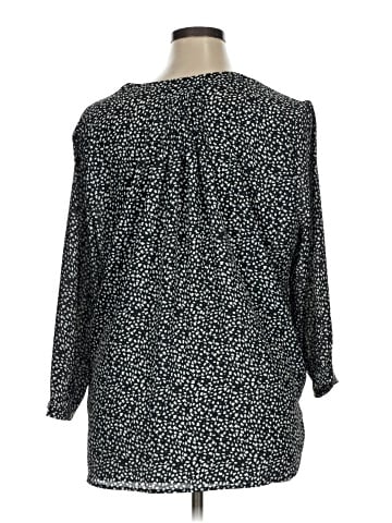 Jachs Girlfriend 3/4 Sleeve Blouse (view 2)