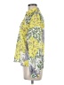 Industry 100% Polyester Floral Yellow Long Sleeve Blouse Size M (estimated) - photo 5