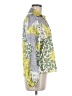 Industry 100% Polyester Floral Yellow Long Sleeve Blouse Size M (estimated) - photo 4