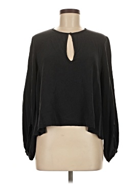 Scanlan Theodore Long Sleeve Silk Top