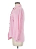 Unbranded Checkered-gingham Pink 3/4 Sleeve Button-Down Shirt Size M - photo 5