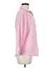 Unbranded Checkered-gingham Pink 3/4 Sleeve Button-Down Shirt Size M - photo 4