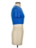 Zara Blue Short Sleeve Turtleneck Size S - photo 4