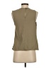 Zara 100% Polyester Tan Sleeveless Blouse Size XS - photo 2
