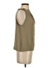 Zara 100% Polyester Tan Sleeveless Blouse Size XS - photo 4
