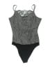 WAYF 100% Polyester Black Bodysuit Size S - photo 1