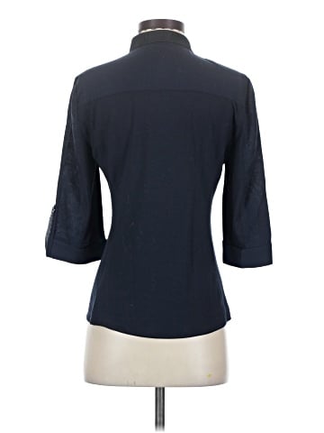 Elie Tahari 3/4 Sleeve Button-Down Shirt (view 2)