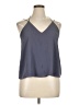 Wet Seal 100% Polyester Gray Sleeveless Blouse Size XL - photo 1