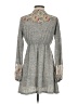 Ryu 100% Acrylic Paisley Gray Casual Dress Size S - photo 2