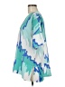 Crosby 100% Polyester Blue Short Sleeve Blouse Size M - photo 5