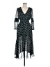 Walter Baker 100% Polyester Paisley Teal Cocktail Dress Size M (estimated) - photo 1
