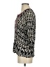 Rush Black 3/4 Sleeve Blouse Size S - photo 5