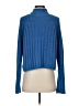 American Eagle Outfitters 100% Polyester Blue Turtleneck Sweater Size S - photo 2