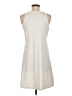 Lou & Grey Solid White Casual Dress Size M - photo 2